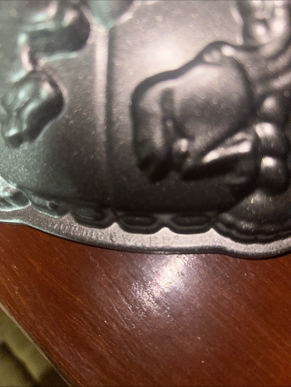 Nordic Ware Black Metallic Carousel Bundt Pan – Decorative Cast Cake Mold - Picture 6 of 8